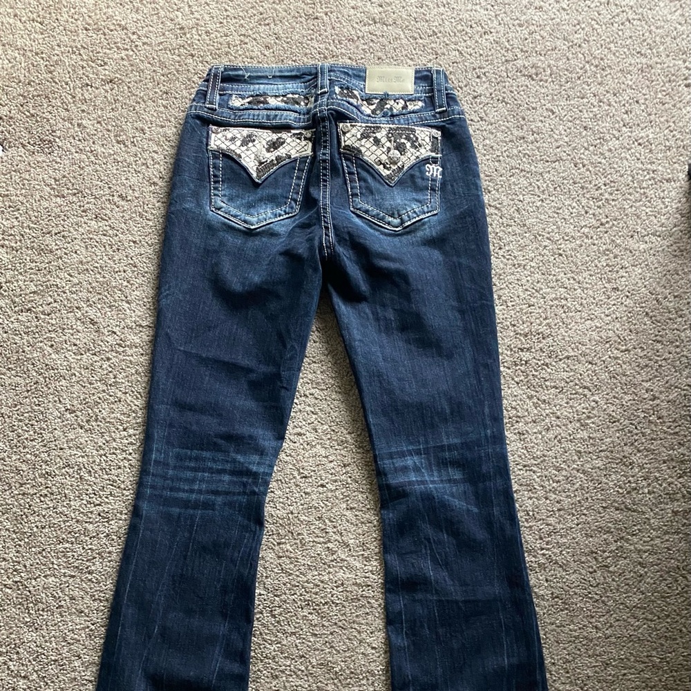 New Miss Me Cow Print Jeans